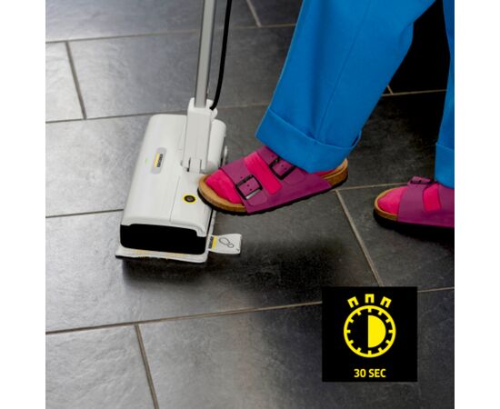  Паровая швабра Karcher KST 1 Upright (1.513-564.0) белый/серебристый 