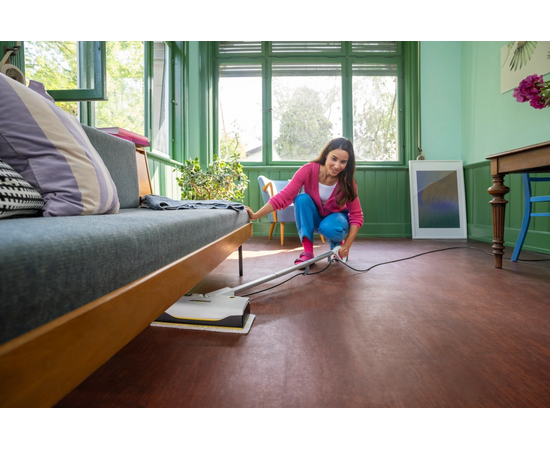  Паровая швабра Karcher KST 1 Upright (1.513-564.0) белый/серебристый 