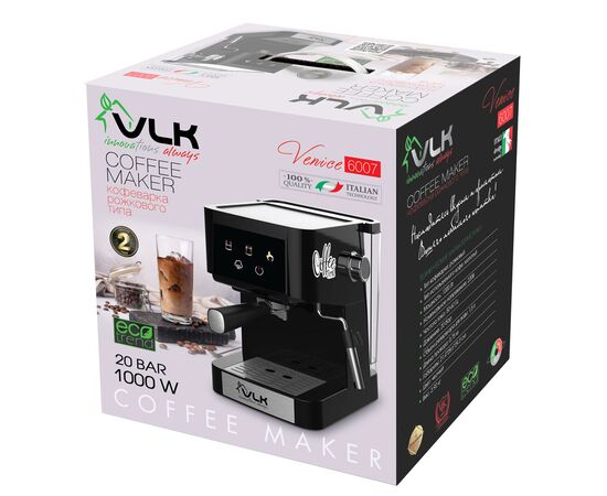  Кофеварка VLK Venice 6007 черный 