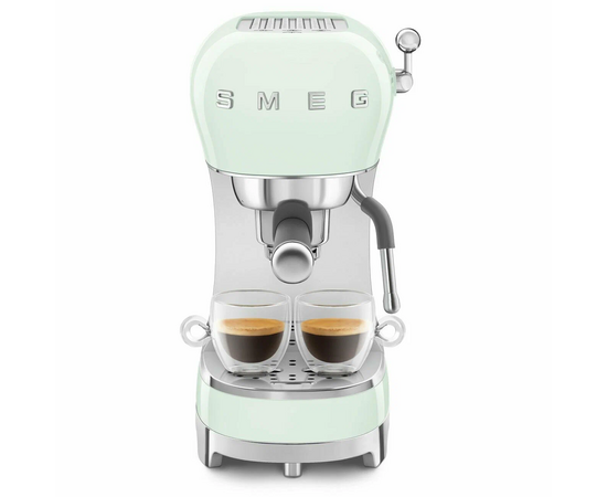  Кофемашина-эспрессо SMEG ECF02PGEU пастельная зеленая 
