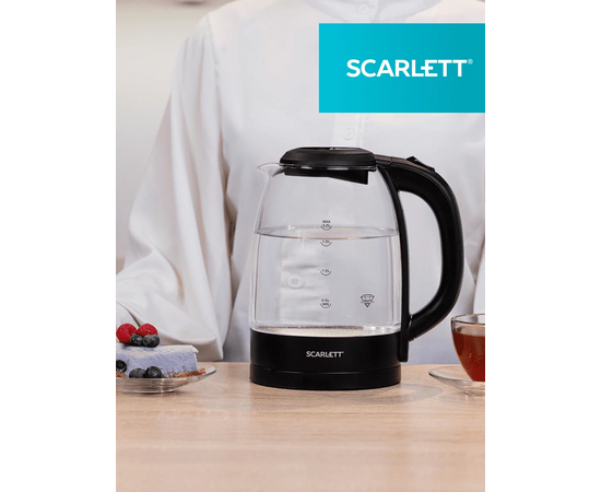  Электрочайник Scarlett SC-EK27G11 черный 