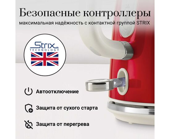  Электрочайник TESLER KT-1760 Red 