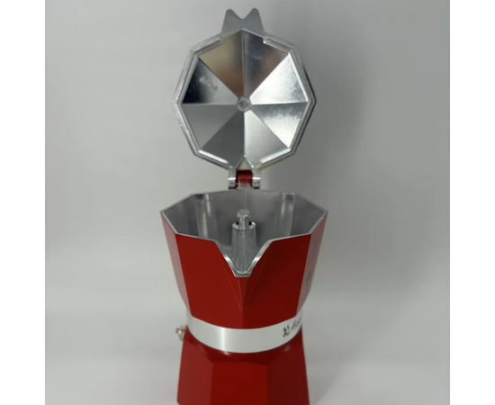  Гейзерная кофеварка Bialetti Moka Express Rossa 4942 на 3 чашки 