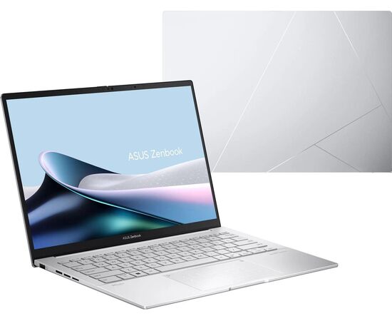  Ноутбук Asus Zenbook 14 OLED UX3405MA-QD988 (90NB11R2-M01SN0) Core Ultra 5 125H 16Gb SSD512Gb Intel Arc 14" OLED FHD+ (1920x1200) noOS silver 
