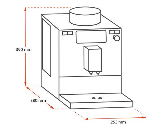  Кофемашина Melitta Caffeo F 530-101 Passione серебристый 1450Вт 