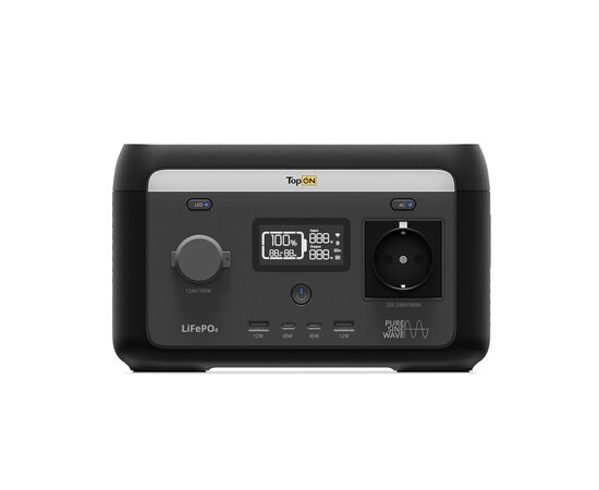  Электростанция портативная TopON Home TOP-H300 64000mAh 1.5A QC3.0/PD3.0 4xUSB черный/серый 