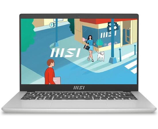 Ноутбук MSI Modern 14 C7M (9S7-14JK12-239) Ryzen 5 7530U/8/SSD512Gb/14"/IPS/FHD/noOS/silver 