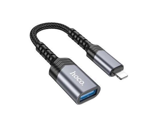  Переходник Hoco UA24 iP male to USB female 2.0 converter 