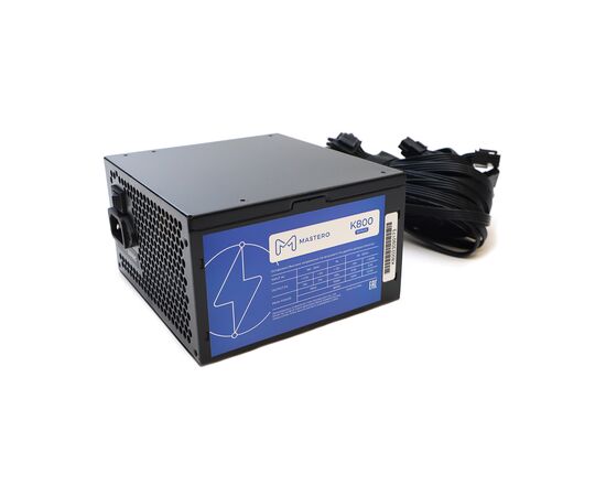  Блок питания Mastero K800 (K800-120BFV1) 800 Вт ATX 120 мм, 80 Plus, Retail 