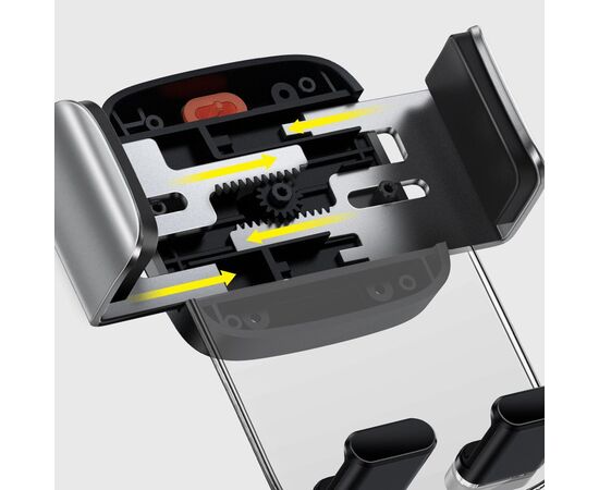  Держатель автомобильный Baseus SUYK000101  Easy Control Clamp зажим, в воздуховод (Black) 