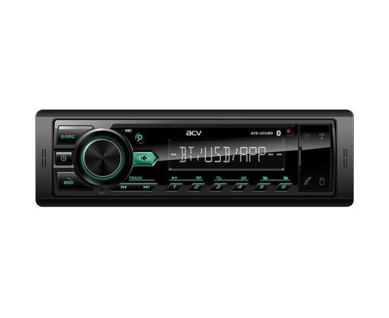  Автомагнитола ACV AVS-401UBW (1din/База 36мм/белая/Bluetooth/USB/TYPE-C/AUX/SD/FM/4*50) 