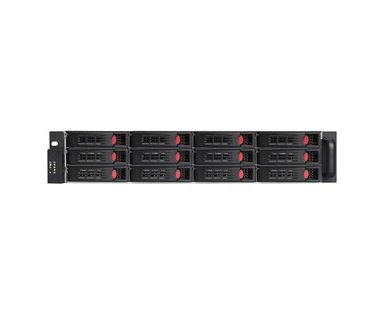  Корпус ExeGate Pro 2U660-HS12 EX293402RUS (RM 19", высота 2U, глубина 660, БП 1U-1200ADS, 12xHotSwap) 