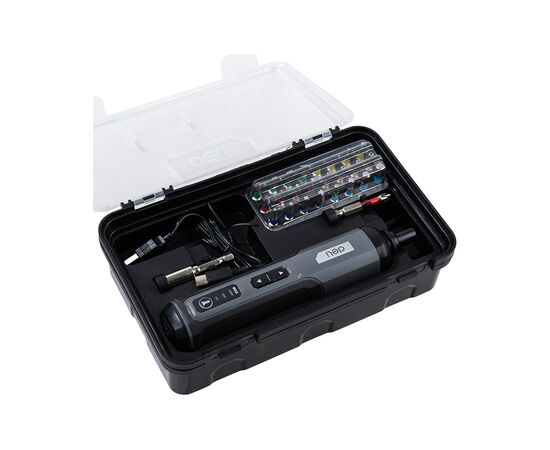  Отвертка аккумуляторная Deli DC161 (4В, 2А*ч, 5Нм, 300об/мин, Type-C, набор бит 4 шт, картон) 