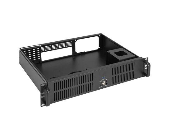 Корпус ExeGate Pro 2U350-33 EX297591RUS (RM 19", высота 2U, глубина 350, без БП, 2*USB+1* USB3.0) 