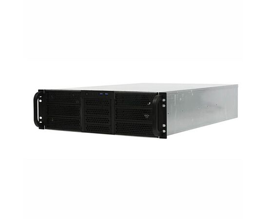  Корпус Procase RE306-D6H4-C-48 3U, 6x5.25+4HDD, черный, без блока питания, глубина 480мм, MB CEB 12"x10.5" 