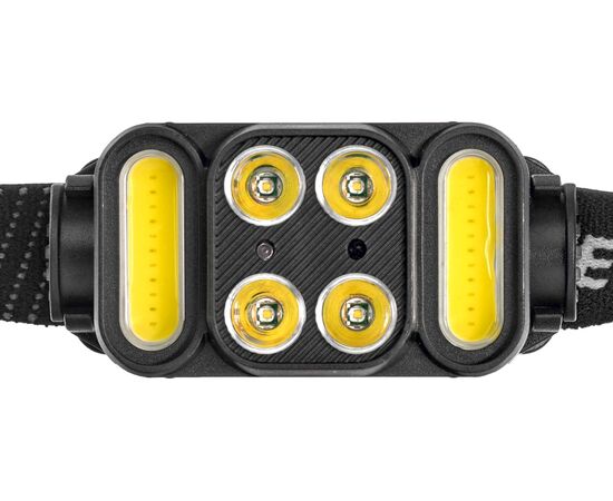  Фонарь FOCUSray 1305 акк 18650 1200мАН 3.7V сенсор, индикатор зарядки, 4 диода 4W+ 2 СОВ 3W 
