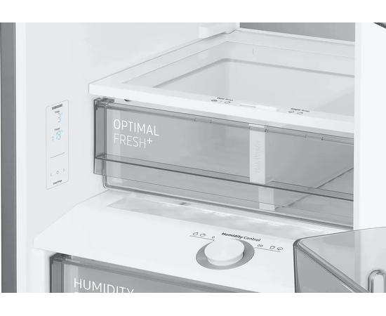  Холодильник Samsung RB34C7B5E12/EF белый стекло 