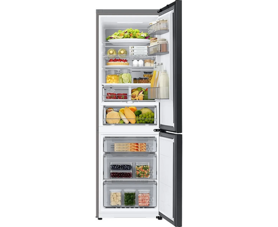  Холодильник Samsung RB34C7B5E12/EF белый стекло 