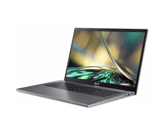 Ноутбук Acer Aspire 3 A317-55P-380H (NX.KDKCD.00F) 17.3", IPS, Intel N305 1.8ГГц, 8 ядер, 8ГБ 512ГБ SSD, Intel UHD Graphics, Windows 11, серебристый 