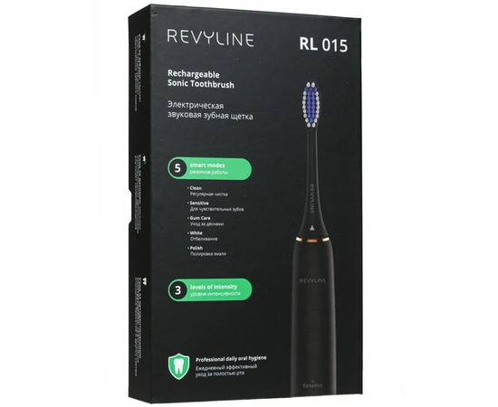  Электрическая зубная щетка REVYLINE RL 015 черный 
