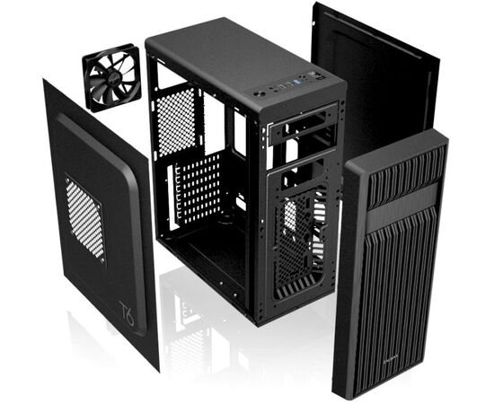  Корпус Zalman T6 черный 