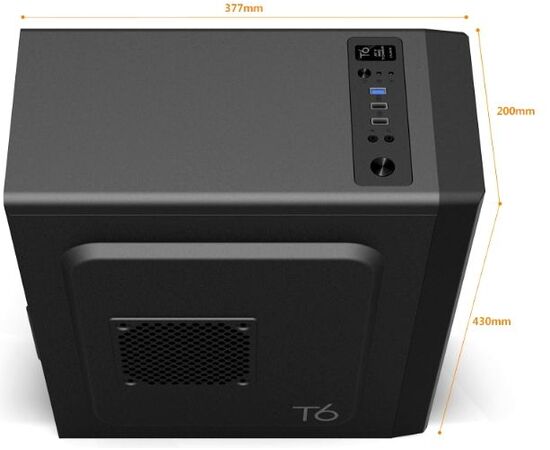  Корпус Zalman T6 черный 