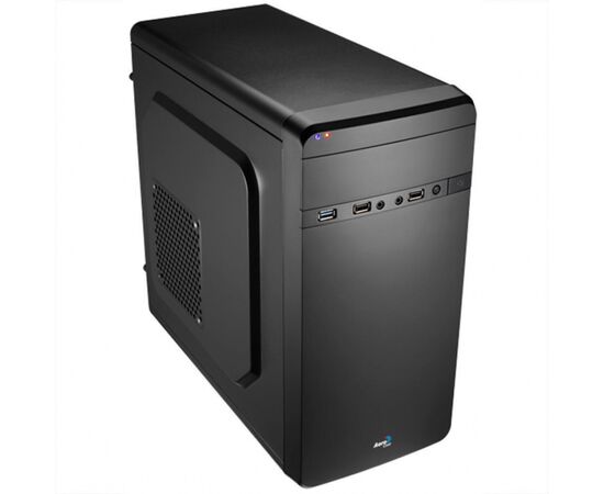  Корпус Aerocool Qs-180 черный без БП mATX 1x80mm 2xUSB2.0 1xUSB3.0 audio 