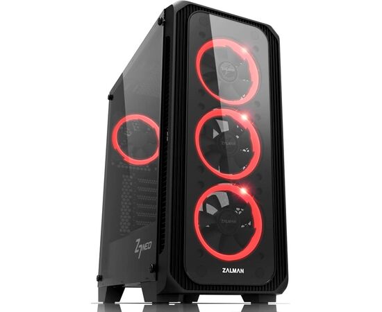  Корпус Zalman Z7 NEO черный без БП ATX 2x120mm 2x140mm 2xUSB2.0 1xUSB3.0 audio bott PSU 
