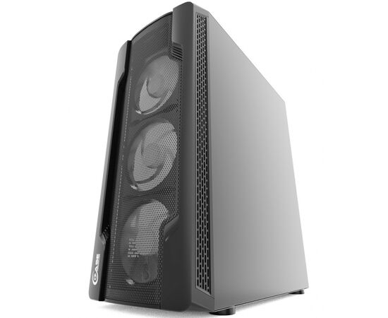  Корпус Powercase Mistral X4 Mesh (CMIXB-F4) Tempered Glass, 4x 120mm fan, чёрный, ATX 