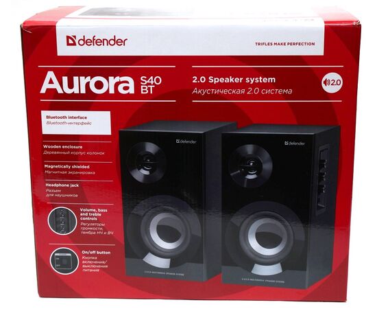 Акустическая система 2.0 Defender Aurora S40 2.0 BT (65240) 
