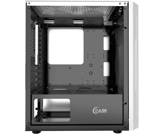  Корпус Powercase CMIMZW-L3 Mistral Micro Z3W Mesh LED, Tempered Glass, 2x 140mm + 1х 120mm 5-color fan, белый, mATX (CMIMZW-L3) 