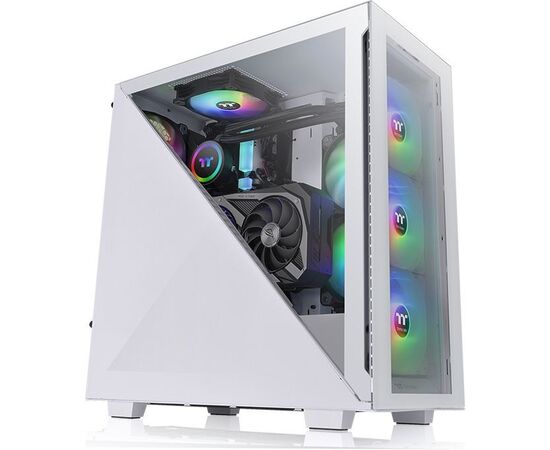  Корпус Thermaltake Divider 300 TG ARGB CA-1S2-00M6WN-02 белый без БП ATX 3x120mm 3x140mm 2xUSB3.0 audio bott PSU 