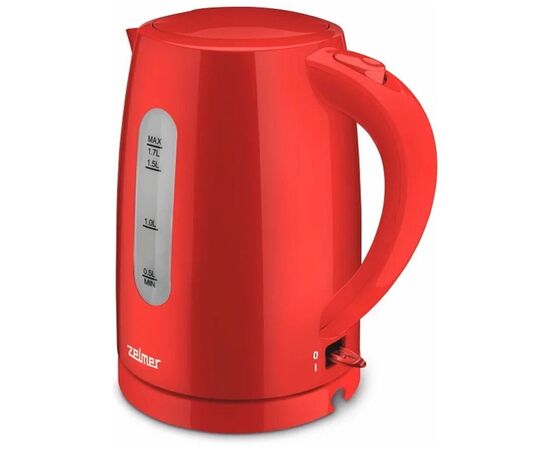  Чайник ZELMER ZCK7616R красный, 1,7л, 2200Вт, пластик 