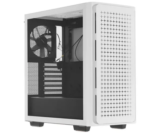  Корпус Deepcool CK560 WH без БП (R-CK560-WHAAE4-G-1), боковое окно (зак. стекло), 3xARGB LED 120мм, 1x140мм, белый, ATX 