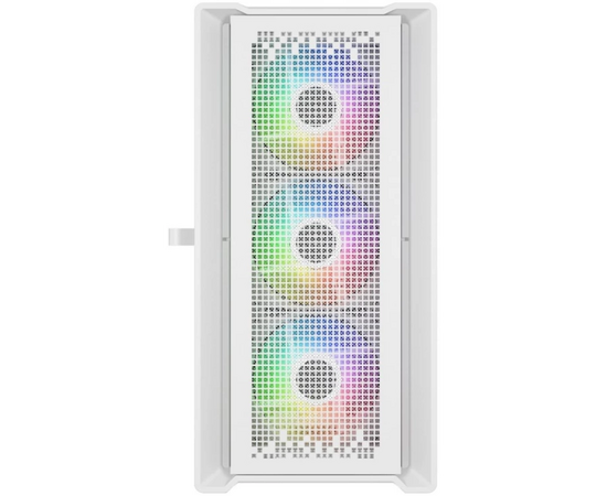  Корпус Powercase ByteFlow Micro White (CAMBFW-A4), Tempered Glass, 4х 120mm ARGB fans, ARGB HUB, белый, mATX 