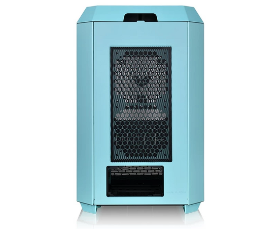  Корпус Thermaltake The Tower 300 Turquoise (CA-1Y4-00SBWN-00) голубой без БП miniITX 7x120mm 5x140mm 2xUSB3.0 audio bott PSU 