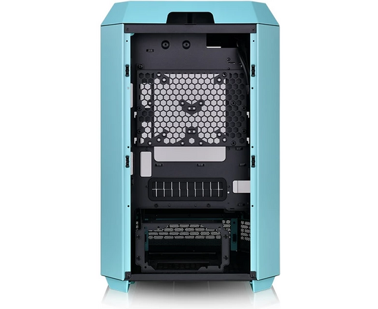  Корпус Thermaltake The Tower 300 Turquoise (CA-1Y4-00SBWN-00) голубой без БП miniITX 7x120mm 5x140mm 2xUSB3.0 audio bott PSU 