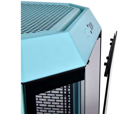  Корпус Thermaltake The Tower 300 Turquoise (CA-1Y4-00SBWN-00) голубой без БП miniITX 7x120mm 5x140mm 2xUSB3.0 audio bott PSU 