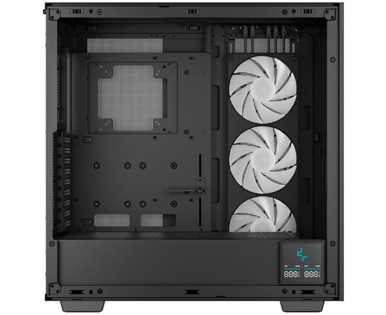  Корпус Deepcool Morpheus (R-MORPHEUS-BKAPA1-G-1) без БП, боковое окно (закаленное стекло), 3xARGB LED 140мм, черный, E-ATX 
