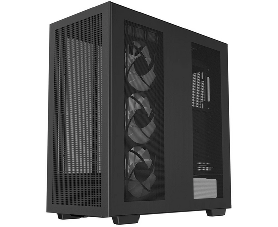  Корпус Deepcool Morpheus (R-MORPHEUS-BKAPA1-G-1) без БП, боковое окно (закаленное стекло), 3xARGB LED 140мм, черный, E-ATX 