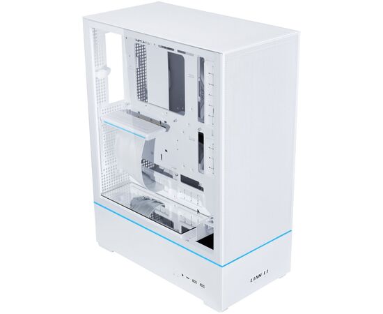  Корпус Lian Li SUP01W / White (G99.SUP01W.R0) / 3 x 120mm PWM Fan / PCIe4.0 Riser Cable / Mid-Tower, TG 