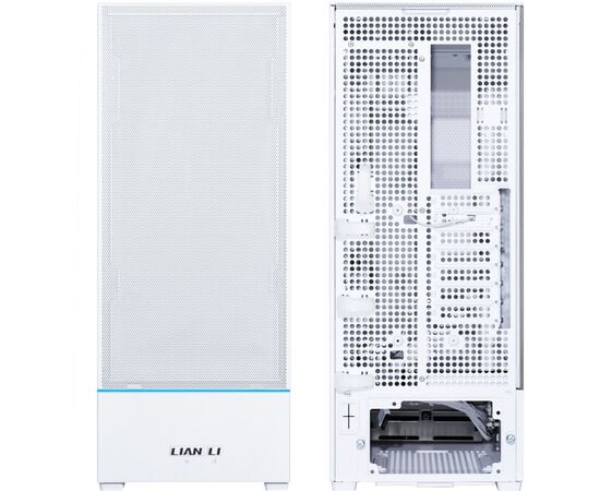  Корпус Lian Li SUP01W / White (G99.SUP01W.R0) / 3 x 120mm PWM Fan / PCIe4.0 Riser Cable / Mid-Tower, TG 