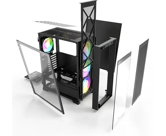  Корпус MONTECH Air 1000 Premium, ATX, Full-Tower, без БП, черный 