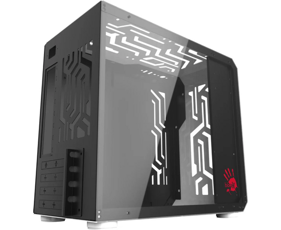 Корпус BLOODY BD-CC110, mATX, Mini-Tower, без БП, белый 