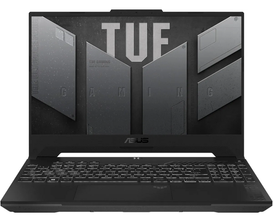  Ноутбук ASUS TUF F15 FX507VU-LP328 (90NR0CJ7-M00PN0) 15.6" 1920x1080/Intel Core i7-13620H/RAM 16Гб/SSD 512Гб/RTX 4050 6Гб/EngRus/без ОС серый 2.2 кг 