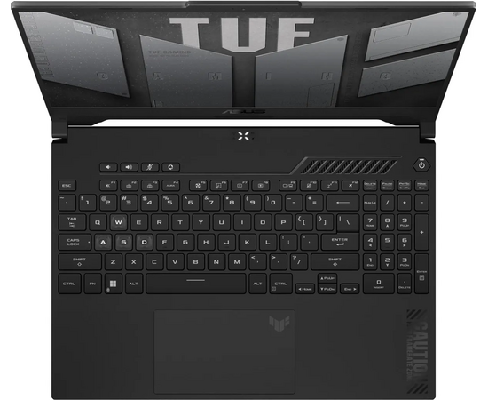  Ноутбук ASUS TUF F15 FX507VU-LP328 (90NR0CJ7-M00PN0) 15.6" 1920x1080/Intel Core i7-13620H/RAM 16Гб/SSD 512Гб/RTX 4050 6Гб/EngRus/без ОС серый 2.2 кг 
