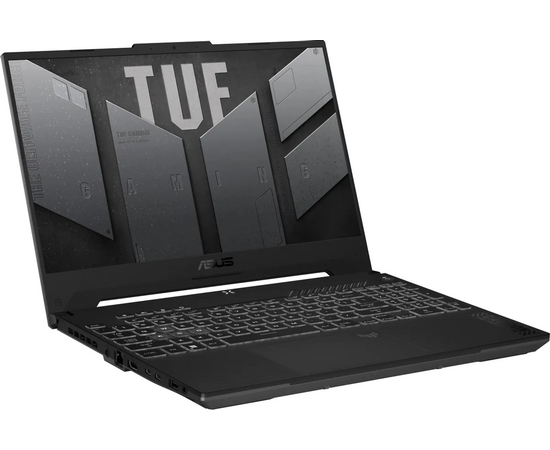  Ноутбук ASUS TUF F15 FX507VU-LP328 (90NR0CJ7-M00PN0) 15.6" 1920x1080/Intel Core i7-13620H/RAM 16Гб/SSD 512Гб/RTX 4050 6Гб/EngRus/без ОС серый 2.2 кг 