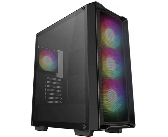 Корпус Deepcool CC560 MESH V2 черный (R-CC560-BKAMA4-G-2) без БП ATX 8x120mm 5x140mm 1xUSB2.0 audio bott PSU 