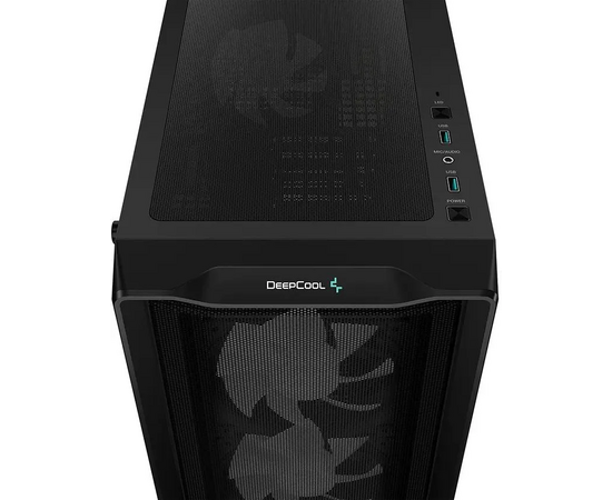 Корпус Deepcool CC560 MESH V2 черный (R-CC560-BKAMA4-G-2) без БП ATX 8x120mm 5x140mm 1xUSB2.0 audio bott PSU 