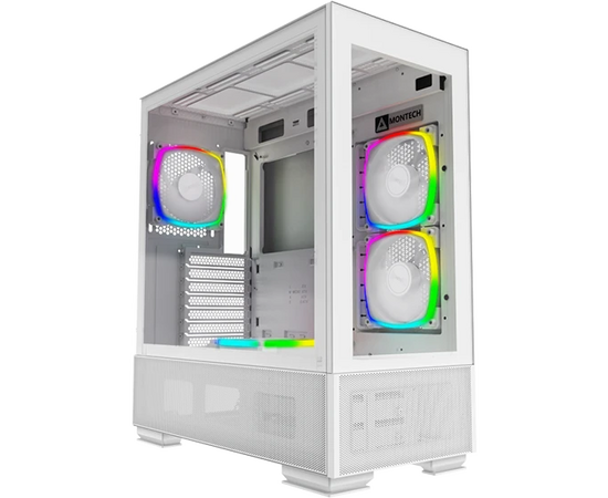  Корпус Montech Sky Two White (SKYTW) / ATX / 4x120mm ARGB fans hub 